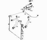 Coolant Bottle 2055000049 A2055000049 For MERCEDES-BENZ C-CLASS W205 Tag-B-13